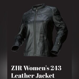 Women's Black Leather Jacket